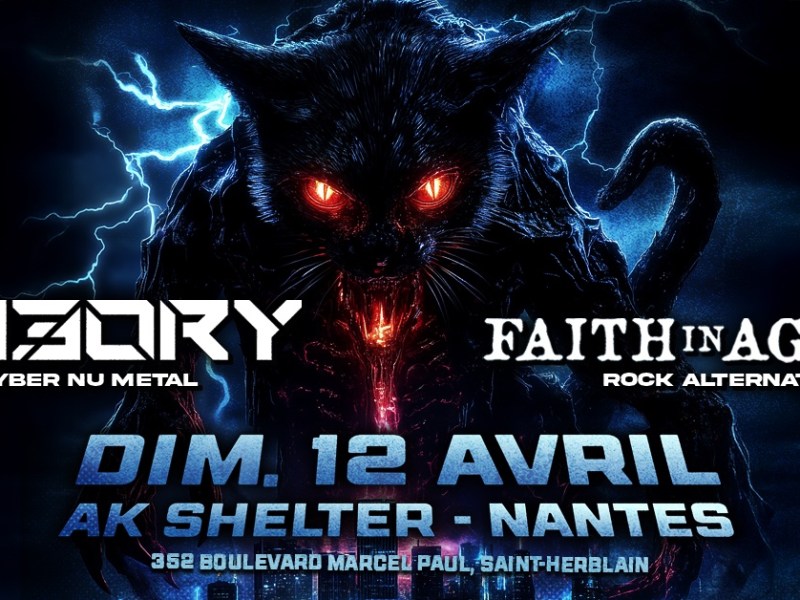 TH3ORY + FAITH IN AGONY en concert à Bordeaux et Nantes en avril prochain&nbsp;!